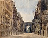 Paris Rue St Denis by Thomas Girtin